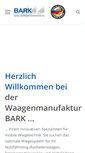 Mobile Screenshot of bark-systeme.de