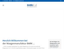 Tablet Screenshot of bark-systeme.de